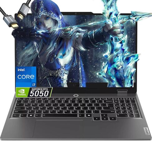 لاب توب لينوفو LOQ 15 للألعاب RTX 5050 - انتل كور i7-13650HX Beat AMD Ryzen 9 7940HS - شاشة FHD 15.6 - 64 جيجا رام - 2 تيرابايت SSD - لوحة مفاتيح بإضاءة خلفية - مفتاح MUX - 2025 Portatil Gamer PC - Windows 11 - كاميرا ويب in Kuwait