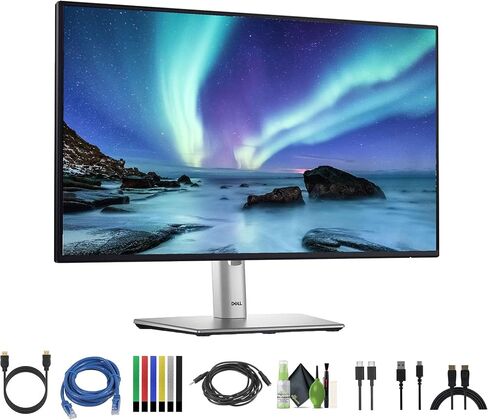 شاشة Dell P2424HT مقاس 23.8 بوصة عالية الدقة (1920 × 1080) متعددة اللمس | لمسة 10 نقاط، اتصال USB-C، حامل قابل لضبط الارتفاع + كابل شبكة + موسع سماعة الرأس + كابل HDMI + مجموعة تنظيف + المزيد in Saudi Arabia
