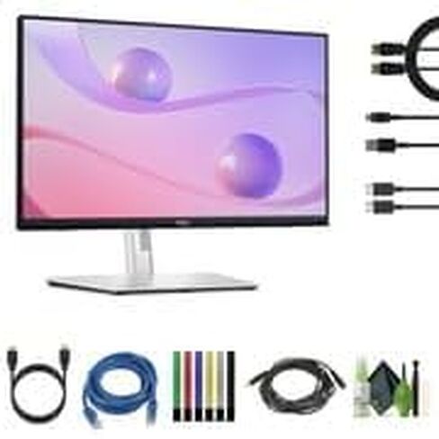 شاشة Dell P2424HT مقاس 23.8 بوصة عالية الدقة (1920 × 1080) متعددة اللمس | لمسة 10 نقاط، اتصال USB-C، حامل قابل لضبط الارتفاع + كابل شبكة + موسع سماعة الرأس + كابل HDMI + مجموعة تنظيف + المزيد in Saudi Arabia