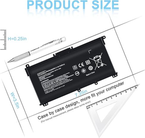 New Replacement RI04 RI06XL Notebook Battery for HP ProBook 450 455 470 G3 Envy 15-Q001TX Laptop Series Fit P/N Spare 805294-001 811063-421 805047-851 P3G15AA HSTNN-DB7B HSTNN-PB6Q -12 Months Warranty in Kuwait