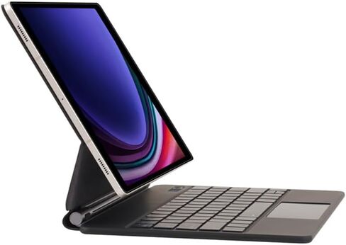 لوحة مفاتيح بإضاءة خلفية سحرية لجهاز Samsung Galaxy Tab S11 مقاس 11 بوصة 2025 (SM-X730/SM-X736B)، لوحة مفاتيح باللغة الإنجليزية مع لوحة تتبع، متعددة اللمس، ظهر مغناطيسي، شاشة عرض الطاقة (أسود) in Kuwait
