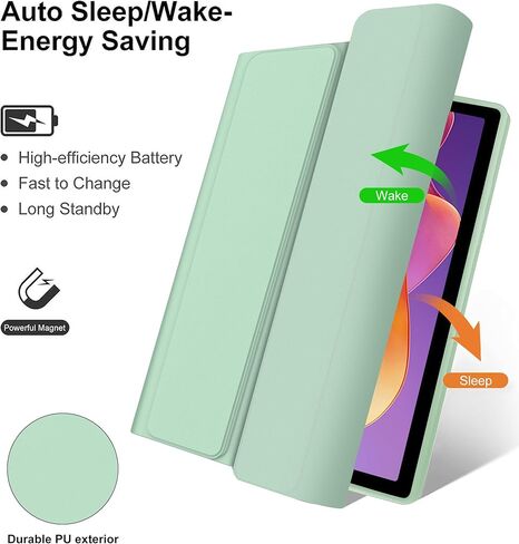 Keyboard case for Xiaomi RedmiPad2 11 inch 2025, Detachable Wireless Bluetooth Folio Keyboard Case with Protective Slim Stand Cover Case, Pen Holder, Light & Thin, Rechargeable (Lavender Purple) in Kuwait