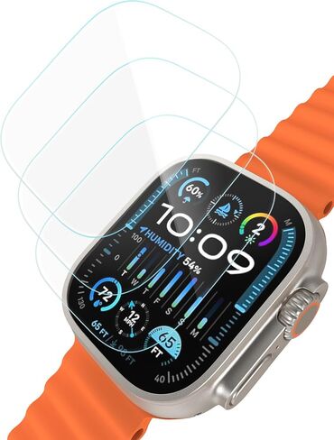 Sinoacc لواقي شاشة Apple Watch 44 مم (6 عبوات) غطاء غشاء مرن من مادة TPU ذاتية المعالجة لساعة Apple Watch SE Series 6 5 4 44 مم، مضاد للفقاعات، عالي الدقة رفيع للغاية، سهل التركيب in Saudi Arabia