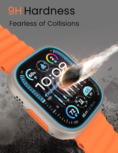 Sinoacc لواقي شاشة Apple Watch 44 مم (6 عبوات) غطاء غشاء مرن من مادة TPU ذاتية المعالجة لساعة Apple Watch SE Series 6 5 4 44 مم، مضاد للفقاعات، عالي الدقة رفيع للغاية، سهل التركيب in Saudi Arabia