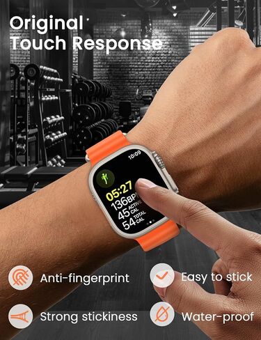 Sinoacc لواقي شاشة Apple Watch 44 مم (6 عبوات) غطاء غشاء مرن من مادة TPU ذاتية المعالجة لساعة Apple Watch SE Series 6 5 4 44 مم، مضاد للفقاعات، عالي الدقة رفيع للغاية، سهل التركيب in Saudi Arabia