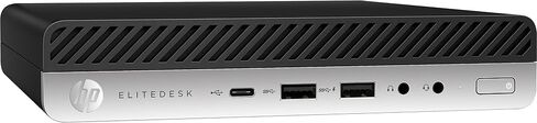 كمبيوتر HP EliteDesk 800 G4 المكتبي الصغير i5 8500 3.0 جيجا هرتز، ذاكرة وصول عشوائي DDR4 سعة 16 جيجابايت، محرك أقراص NVMe M.2 SSD سعة 256 جيجابايت، USB من النوع C، نظام التشغيل Windows 11 Pro (متجدد) in Kuwait