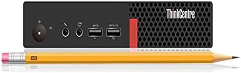 كمبيوتر مكتبي صغير Lenovo ThinkCentre M910q، رباعي النواة i7 6700T يصل إلى 3.60 جيجا هرتز، ذاكرة الوصول العشوائي DDR4 سعة 16 جيجابايت، SSD جديد 1 تيرابايت NVMe M.2، WiFi BT، لوحة مفاتيح وماوس لاسلكيين، Windows 10 Pro (متجدد) in Saudi Arabia