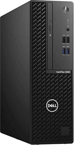كمبيوتر مكتبي Dell OptiPlex 3080 SFF صغير الحجم، سداسي النواة i5-10500 يصل إلى 4.5 جيجا هرتز، ذاكرة الوصول العشوائي 16 جيجا، 512 جيجا SSD، لوحة مفاتيح وماوس، واي فاي، BT، Windows 11 Pro (متجدد) in Kuwait