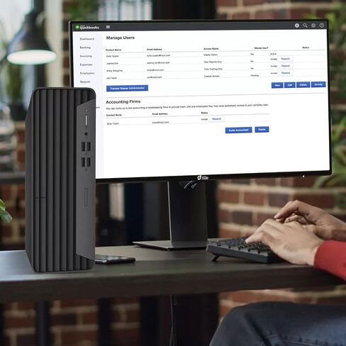 كمبيوتر مكتبي BTO HP ProDesk 600 G6، معالج Intel Core i5-10500 الجيل العاشر، ذاكرة الوصول العشوائي DDR4 سعة 16 جيجابايت، SSD 512 جيجابايت، شاشة LED جديدة مقاس 24 بوصة، منفذ DisplayPort، WiFi، لوحة مفاتيح وماوس، Windows 11 Pro (متجدد) in Saudi Arabia