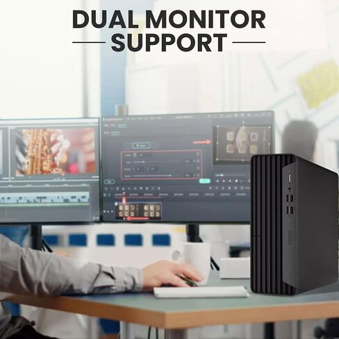 كمبيوتر مكتبي BTO HP ProDesk 600 G6، معالج Intel Core i5-10500 الجيل العاشر، ذاكرة الوصول العشوائي DDR4 سعة 16 جيجابايت، SSD 512 جيجابايت، شاشة LED جديدة مقاس 24 بوصة، منفذ DisplayPort، WiFi، لوحة مفاتيح وماوس، Windows 11 Pro (متجدد) in Saudi Arabia
