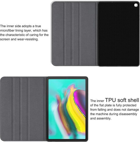 for Samsung Galaxy Tab S9 Plus/S10 Plus/S9 FE+ 12.4inch Case with S Pen Holder 2023/2024 Model(SM-X820/X826/X810/X816/X610/X616) Genuine Leather Cover Protective Shell,Auto Wake/Sleep.Brown in Saudi Arabia
