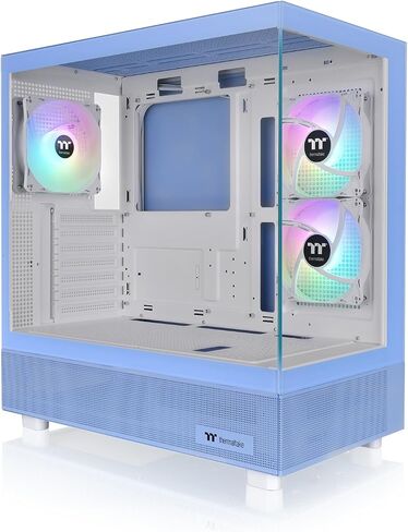TT View 270 Plus TG ARGB MID Tower Win Hydrangea Blue 3 Fans CA-1Y7-00MFWN-01 in Saudi Arabia