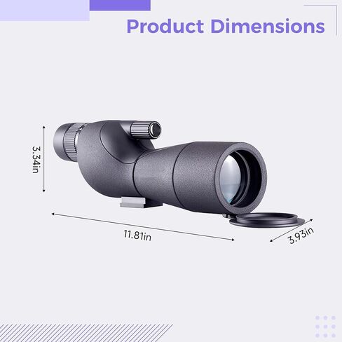Generic تلسكوب أحادي العين 20-75X60 مع محول الهاتف الذكي وحامل ثلاثي القوائم، نطاق اكتشاف عالي الدقة مع منشور Bak4 وعدسة متعددة الطبقات in Kuwait