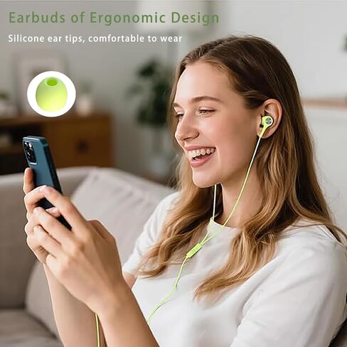 USB-C Wired Earbuds with Microphone for iPhone 17/16/15 Pro max, Noise Canceling Type C Headphones with Volume Control,USB Earphones Compatible with Galaxy S24 S23 S22, Pixel Phones-3 Pack in Saudi Arabia