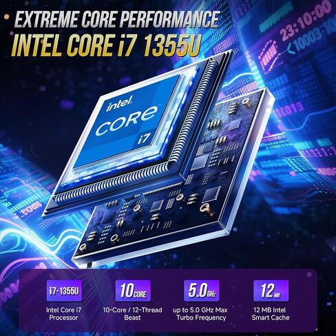 كمبيوتر محمول Dell 15 بشاشة تعمل باللمس للأعمال، معالج Intel 10-Core i7-1355U (يصل إلى 5.00 جيجاهرتز)، شاشة 15.6 بوصة 2K مضادة للتوهج FHD (1920 × 1080)، Copilot AI، ذاكرة الوصول العشوائي 32 جيجابايت، 1 تيرابايت SSD، Wi-Fi 6، Windows 11 Pro in Saudi Arabia