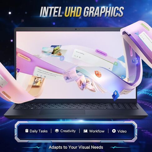 كمبيوتر محمول Dell 15 بشاشة تعمل باللمس للأعمال، معالج Intel 10-Core i7-1355U (يصل إلى 5.00 جيجاهرتز)، شاشة 15.6 بوصة 2K مضادة للتوهج FHD (1920 × 1080)، Copilot AI، ذاكرة الوصول العشوائي 32 جيجابايت، 1 تيرابايت SSD، Wi-Fi 6، Windows 11 Pro in Saudi Arabia