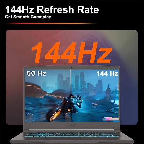 msi Thin A15 Gaming Laptop 15.6" FHD IPS 144Hz AMD 6 core Ryzen 5 7535HS 32GB RAM 2TB SSD GeForce RTX 4060 (Up to 233 AI Tops) Backlit Type-C Wi-Fi6E Win11Pro ICP Hub in Saudi Arabia