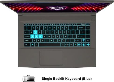 msi Thin A15 Gaming Laptop 15.6" FHD IPS 144Hz AMD 6 core Ryzen 5 7535HS 32GB RAM 2TB SSD GeForce RTX 4060 (Up to 233 AI Tops) Backlit Type-C Wi-Fi6E Win11Pro ICP Hub in Saudi Arabia