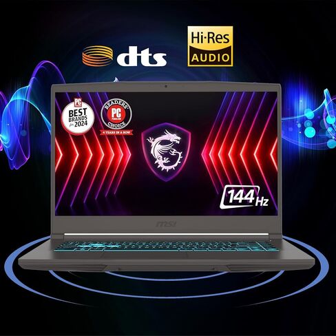 msi Thin A15 Gaming Laptop 15.6" FHD IPS 144Hz AMD 6 core Ryzen 5 7535HS 32GB RAM 2TB SSD GeForce RTX 4060 (Up to 233 AI Tops) Backlit Type-C Wi-Fi6E Win11Pro ICP Hub in Saudi Arabia