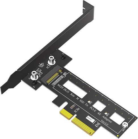 NVME HDDs to PCIE 4 Risers Card M-Key Adapter PCIexpress 4/8/16 Converters Computer Expansion Add On Card NVME to Adapter in Saudi Arabia
