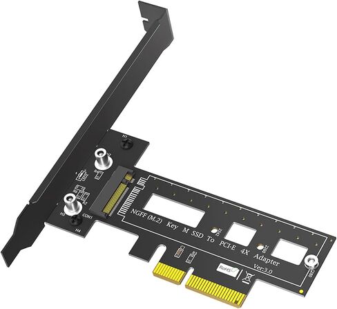 NVME HDDs to PCIE 4 Risers Card M-Key Adapter PCIexpress 4/8/16 Converters Computer Expansion Add On Card NVME to Adapter in Saudi Arabia