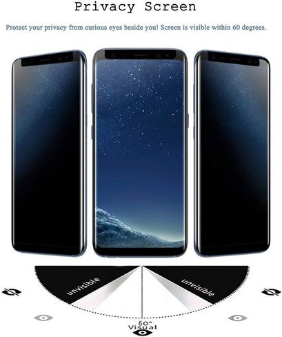 [2 Pack] LYWHL for Samsung Note 10 Plus Privacy Screen Protector, Anti-Spy Tempered Glass Screen Protector for Note 10 Plus, 9H Hardness Film Anti-Scratch Case Friendly [Don’t Support Fingerprint Unlock] in Saudi Arabia