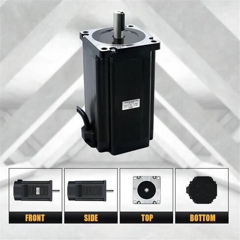 1pcs Nema34 Stepper Motor Open Loop or Close Loop DC Engines 12Nm with Driver DM860H / HBS86H +3M Encoder Cables for Computerized Numerical Control Router(12Nm Open Loop) in Saudi Arabia