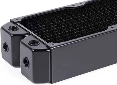 Alphacool NexXxoS UT60 Full Copper Dual-Flow Radiator 360, 120mm x 3, Black in Saudi Arabia