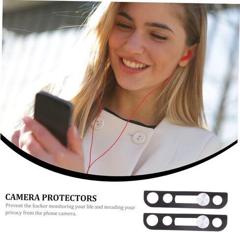 TEHAUX قطعتان من أغطية حماية خصوصية الكاميرا لسهولة التركيب، فيلم لاصق متين لتعزيز الخصوصية يمنع الوصول غير المصرح به ويحافظ على المظهر الأصلي للهاتف in Saudi Arabia