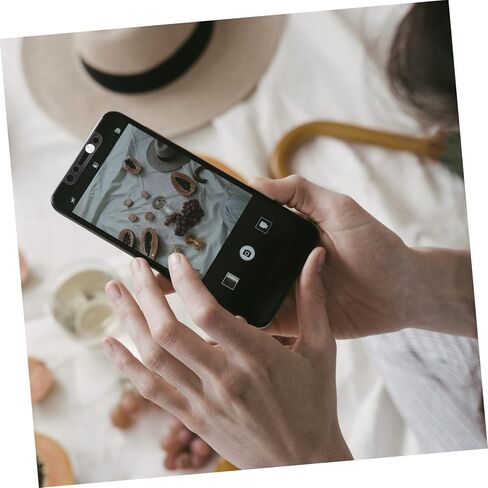 Angoily 2pcs Camera Cover Privacy Front Camera Cover Compatible for iPhone x Adhesive Protective Black in Saudi Arabia
