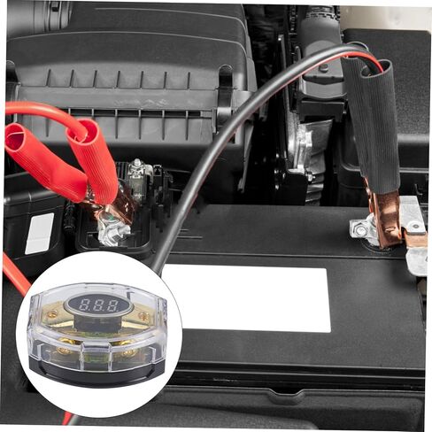 Zerodeko Car Audio Power Distribution Block Digital Display Fuse Holder Replacement Overload for Automotive in Saudi Arabia