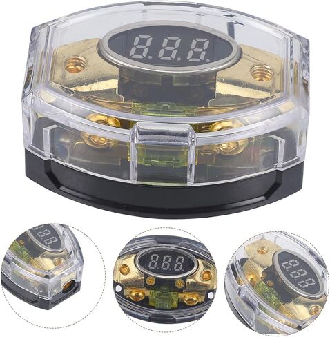 Zerodeko Car Audio Power Distribution Block Digital Display Fuse Holder Replacement Overload for Automotive in Saudi Arabia
