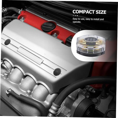 Zerodeko Car Audio Power Distribution Block Digital Display Fuse Holder Replacement Overload for Automotive in Saudi Arabia
