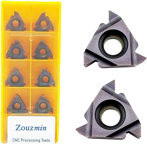 Zouzmin 1/2" 5/8" شريط مملة SNR0013M16+SER1616H16 مخرطة خيوط داخلية إدراج حامل أداة تحول مع 5 قطع 16ER AG60+5 قطع 16IR AG60 كربيد إدراج إدراج خيوط خارجية/داخلية in Kuwait