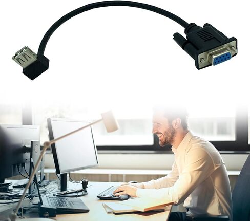 USB 2.0 أنثى إلى RS232 أنثى مهائي كابلات محولات لأجهزة المقابس يعزز محول كابل اتصال الجهاز in Saudi Arabia