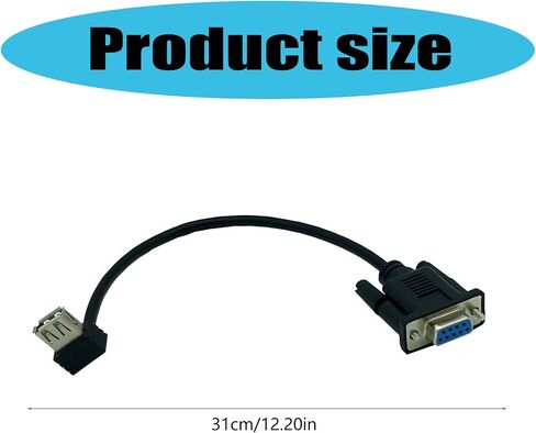 USB 2.0 أنثى إلى RS232 أنثى مهائي كابلات محولات لأجهزة المقابس يعزز محول كابل اتصال الجهاز in Saudi Arabia
