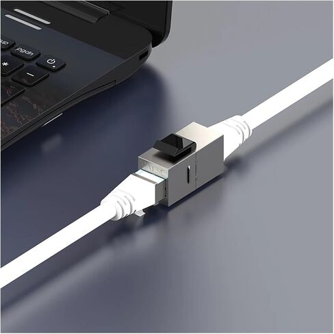 مقرنة مضمنة RJ45 لـ CAT6A/CAT6/CAT5E محمية RJ45 8P8C مقرنة توصيل أنثى إلى أنثى (6S) in Saudi Arabia