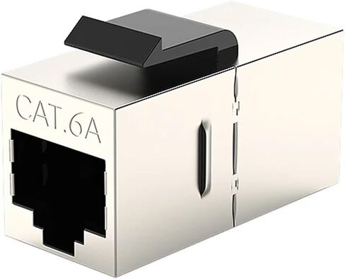 مقرنة مضمنة RJ45 لـ CAT6A/CAT6/CAT5E محمية RJ45 8P8C مقرنة توصيل أنثى إلى أنثى (6S) in Saudi Arabia