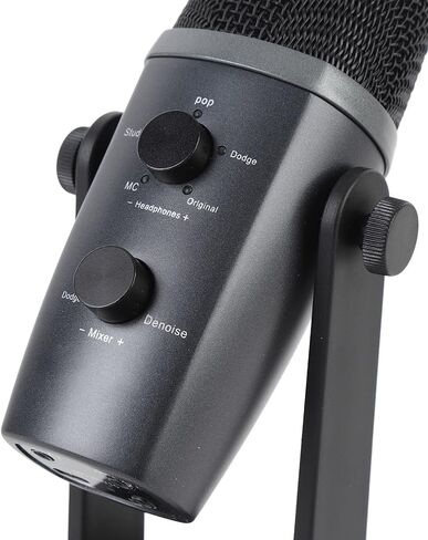 Yunseity USB Condenser Microphone, Wired PC Computer Gaming Streaming Mic Aluminum Alloy for Recording, and Podcasting on PC, Plug and Play for Phone Computer Tablet in Saudi Arabia