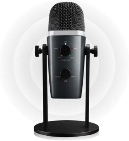 ميكروفون USB مكثف للألعاب، اتصال سلكي من سبائك الألومنيوم، صوت واضح SNR 85db نطاق ديناميكي 88db، للكمبيوتر المحمول والهاتف اللوحي in Saudi Arabia
