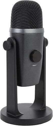 ميكروفون USB مكثف للألعاب، اتصال سلكي من سبائك الألومنيوم، صوت واضح SNR 85db نطاق ديناميكي 88db، للكمبيوتر المحمول والهاتف اللوحي in Saudi Arabia