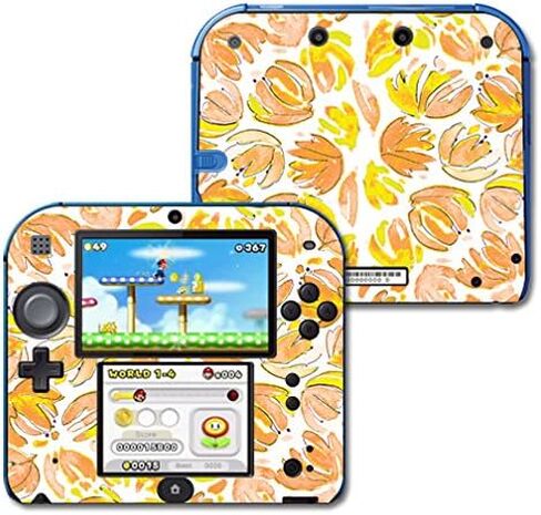 غلاف MightySkins متوافق مع غلاف ملصق نينتندو 2DS بتلات صفراء in Saudi Arabia