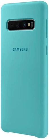 Samsung Galaxy S10 Soft Touch Silicon Cover - Official Galaxy S10 Case/Protective Phone Case with Soft Touch Silicone Finish - Black in Saudi Arabia