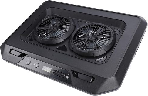 GOWENIC Laptop Cooling Pad with 2 Fans, Gaming Laptop Cooler, 6 Height Adjustable, 10 RGB Lighting Modes, 4 USB Port, for 15.6-19 Inch in Saudi Arabia