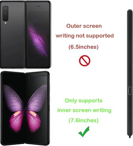 Z Fold 6 S Pen for Samsung Galaxy Z Fold5 Stylus Pen and Z Fold6 SPen Fold Edition Z Fold 5 Slim S-Pen + Tips/Nibs Repalcement EJ-PF946BBEGUS (Black) in Saudi Arabia