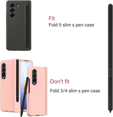 Z Fold 6 S Pen for Samsung Galaxy Z Fold5 Stylus Pen and Z Fold6 SPen Fold Edition Z Fold 5 Slim S-Pen + Tips/Nibs Repalcement EJ-PF946BBEGUS (Black) in Saudi Arabia
