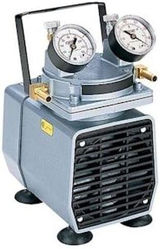 مضخة تفريغ عالية السعة من Gast DOA-P704-AA، قياس/تسجيل، 1.1 قدم مكعب في الدقيقة/25.5 بوصة زئبق-60 رطل لكل بوصة مربعة/115 فولت in Saudi Arabia