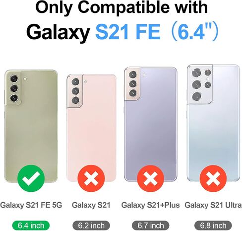 متوافق مع حافظة محفظة Samsung Galaxy S21 FE مع حامل بطاقات RFID بسحاب بوكيت من جلد البولي يوريثان، غطاء حماية قلاب مع حزام معصم وفتحات لبطاقة الائتمان للرجال والنساء، أحمر خمري in Kuwait