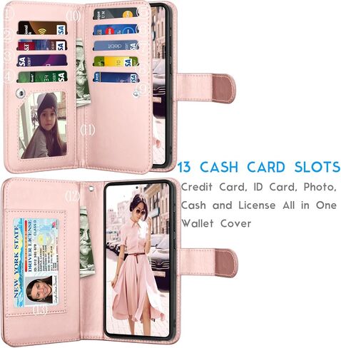 Tekcoo Wallet Case for Motorola Moto G Stylus 5G | 2025 Only | XT2517, PU Leather ID Cash Credit Card Slots Holder Carrying Pouch Folio Flip Cover [Detachable Magnetic Hard Cases] Lanyard - Black in Saudi Arabia