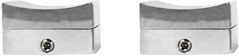 Rockville MAC65S Bundle: (2) Chrome 6.5 in Aluminum Wakeboard Tower Speaker Enclosures, (2) MAC360C 360° Swivel Tower and Surface Mount Clamps for Wakeboards, 4-Items in Saudi Arabia